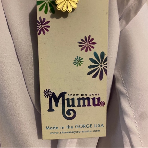 Show Me Your Mumu White Crop Top Small - Picture 8 of 9